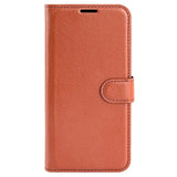 Samsung Galaxy A25 (5G) Litchi Læder Leather Case w. Wallet - Brown