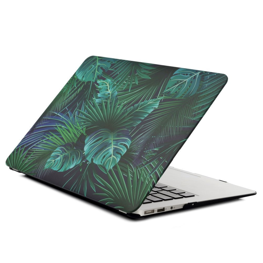 MacBook Air 11 Case - Hard Case Jungle Design - Green / Blue