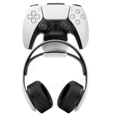 Hanging Charging Dock for PS5 Controller / Headset - Console or Wall Mount - Black / White