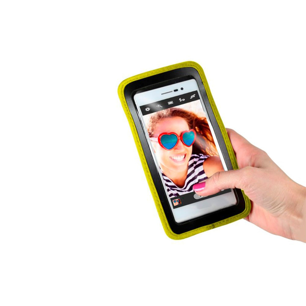 Universal SBS Handy Case for Mobile - (Max Mobile: 145 x 75 x 8 mm) - Neon Green