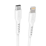 SBS USB-C to Lightning Cable - 3 Meter - MFI - 480 Mbit/s - White