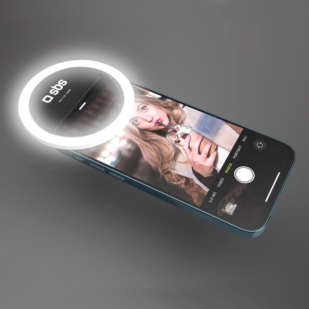 SBS Selfie Ring Light Mini for Smartphone - Black