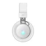 JAZ Wireless ANC Headset with Microphone and Integrated Controls - White