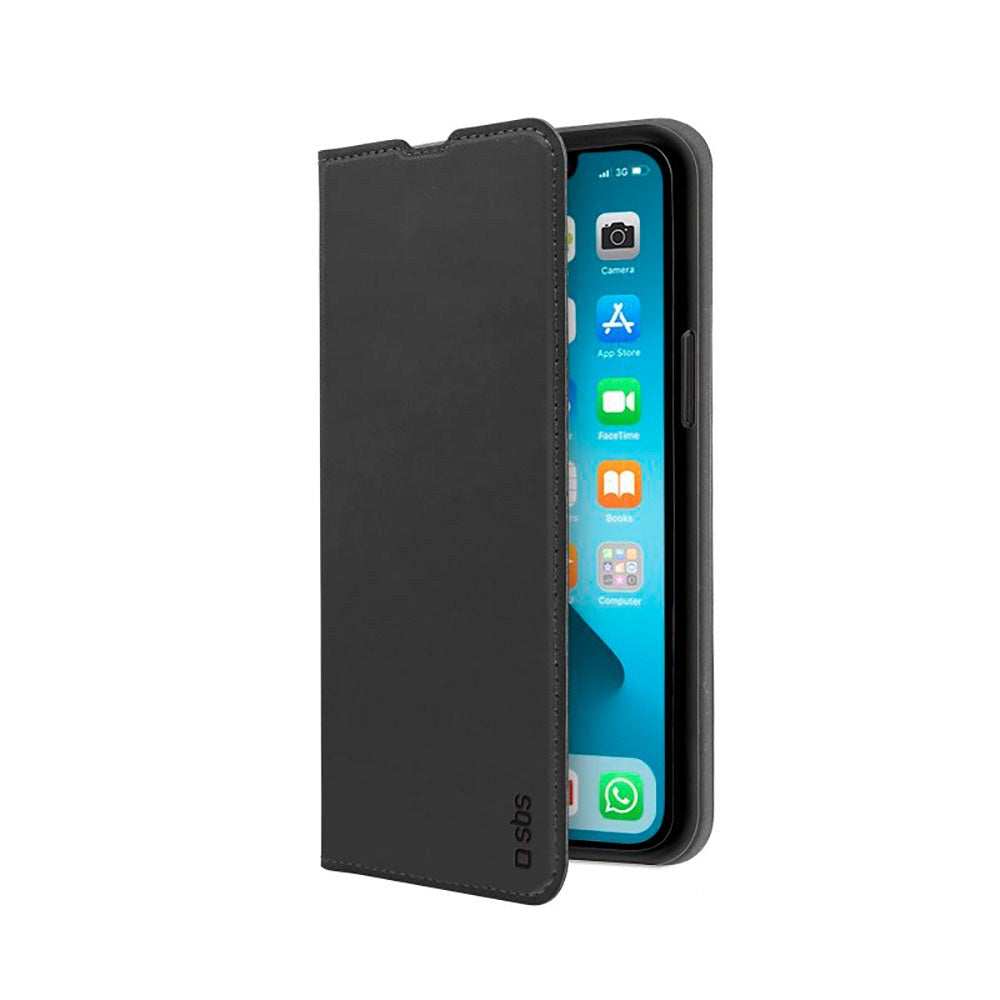 iPhone 13 Mini SBS Book Wallet Lite Flip Case with Magnet Function - Black