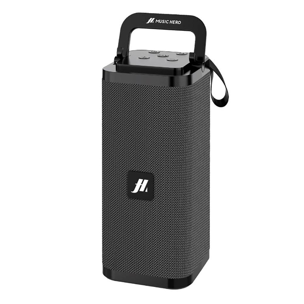 Music Hero Bluetooth Speaker with Mobile Holder - Black