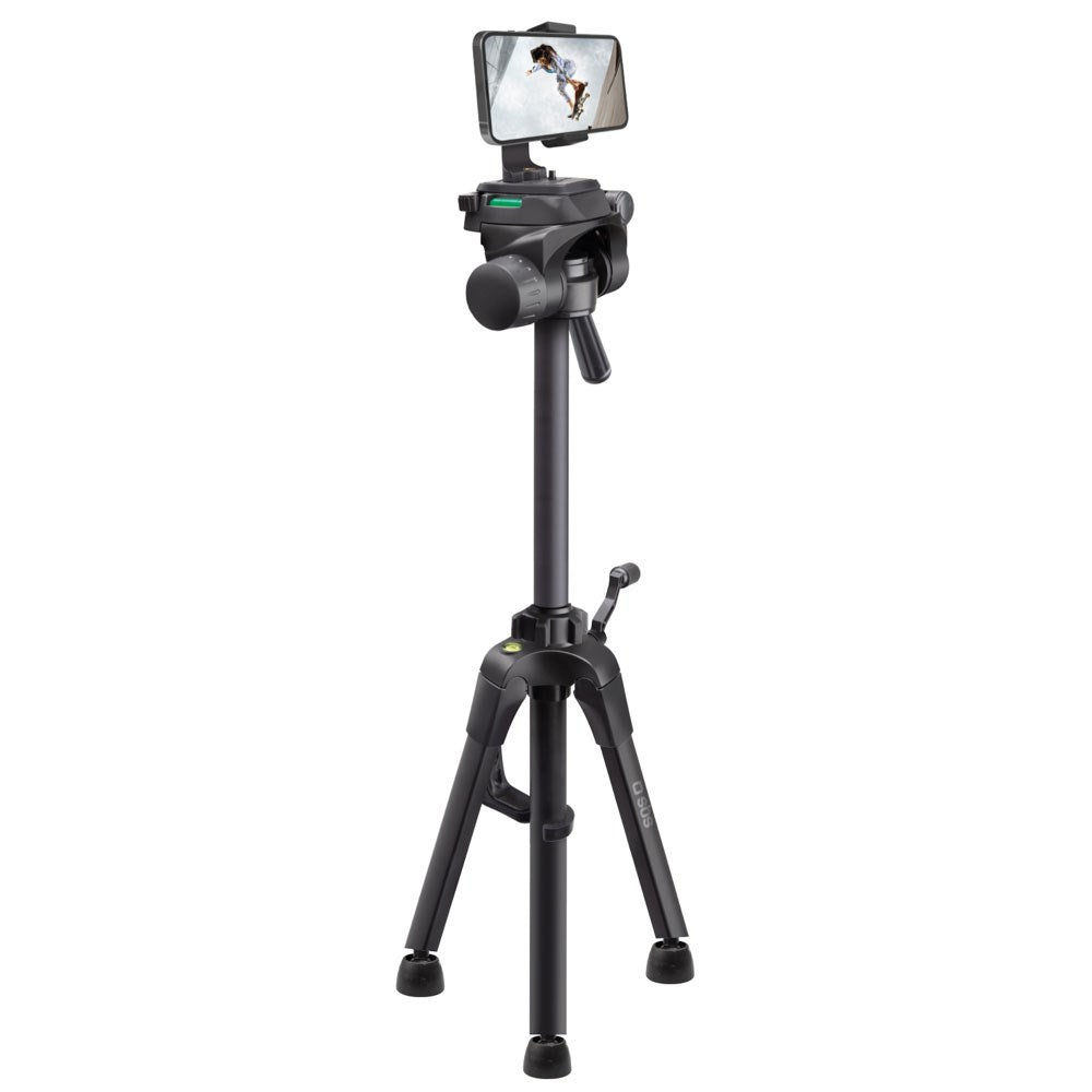 SBS Tripod for Camera / Smartphones with Adjustable Telescopic Arms - Max. 137cm - Black