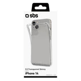 iPhone 14 / 13 SBS Skinny Back Case - Transparent