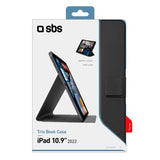 SBS iPad 10.9" (2022) Book Pro Case - Black