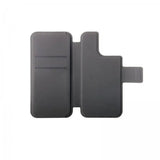 iPhone 14 Pro Max / 13 Pro Max Puro Folio Flip Case with Card Holder - MagSafe Compatible - Black