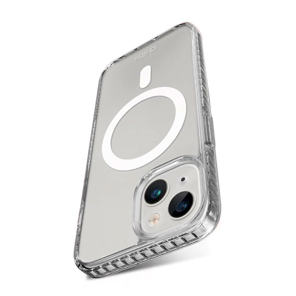 iPhone 15 SBS Extreme 3 Mag Case - MagSafe Compatible - Transparent