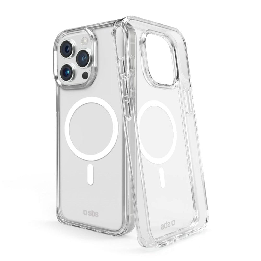 iPhone 15 Pro SBS Light Mag Case - MagSafe Compatible - Transparent