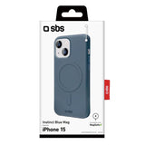 iPhone 15 SBS Instinct Mag Case - MagSafe Compatible - Blue