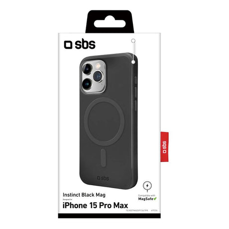 iPhone 15 Pro Max SBS Instinct Mag Case - MagSafe Compatible - Black