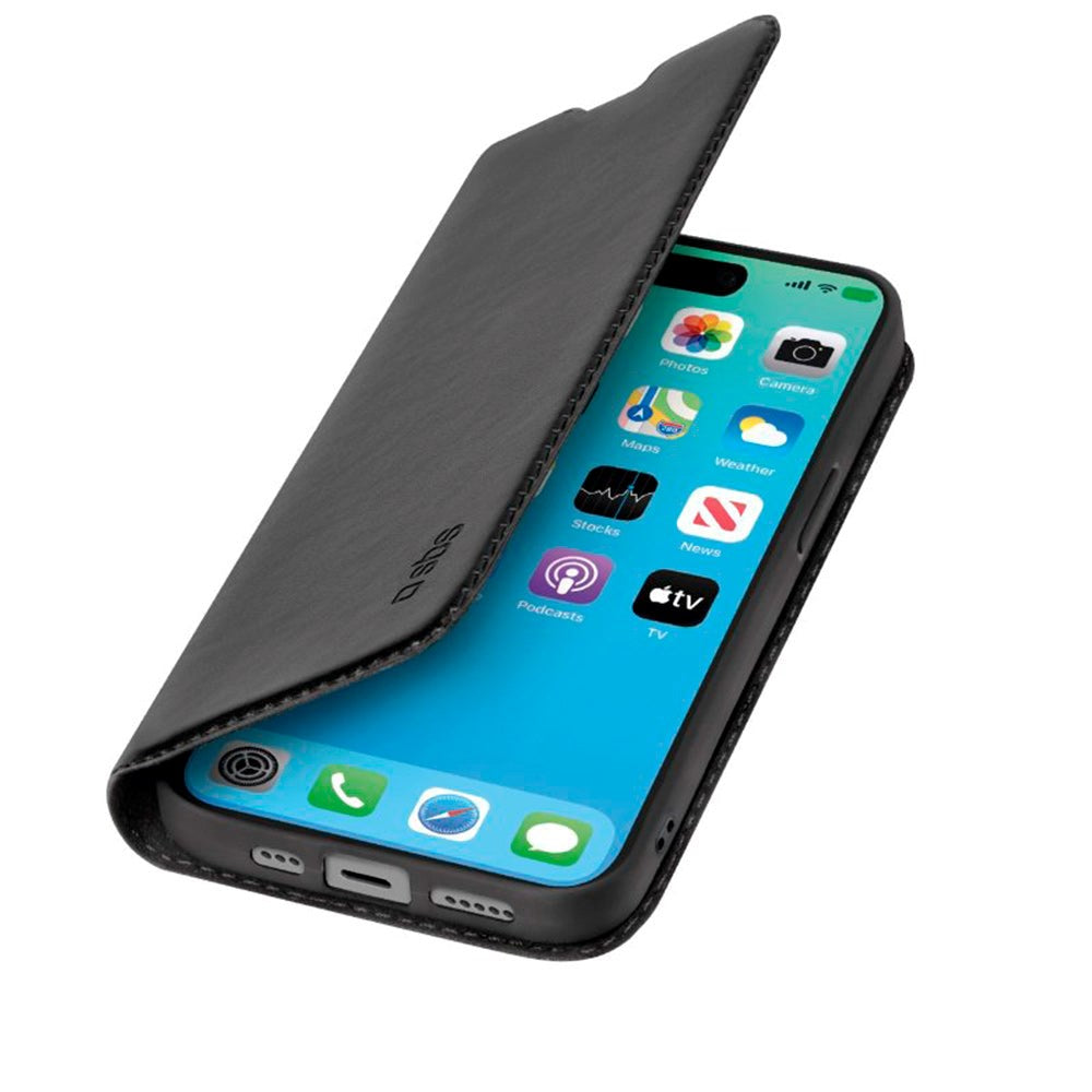 iPhone 15 Pro SBS Wallet Lite Case - Black