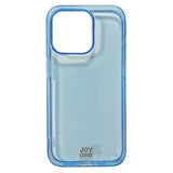 iPhone 14 Pro Joy Case Flexible Plastic Case - Transparent / Blue