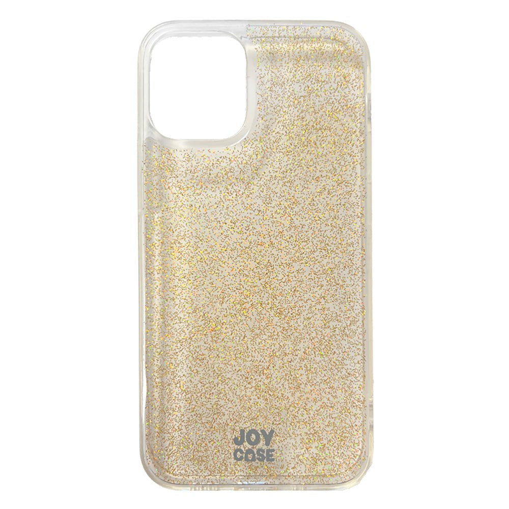 iPhone 12 Mini Joy Case Hybrid Glitter Case - Transparent / Gold