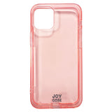 iPhone 12 Mini Joy Case Flexible Plastic Case - Transparent / Pink