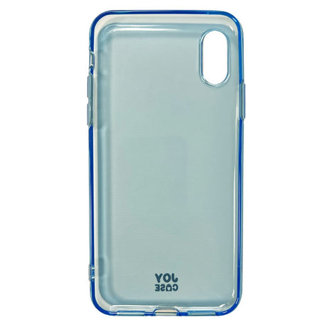 iPhone X / Xs Joy Case Flexible Plastic Case - Transparent / Blue