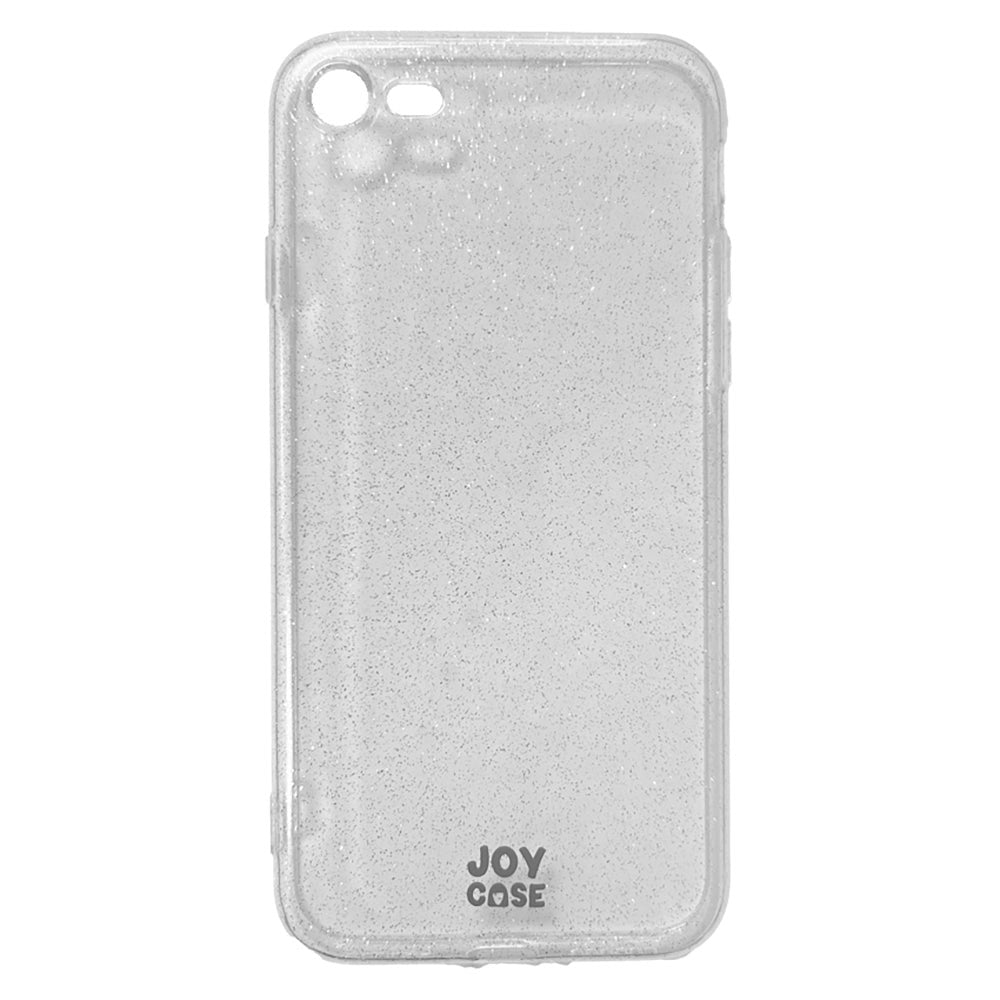 iPhone SE (2022 / 2020) / 8 / 7 Joy Case Hybrid Glitter Case - Transparent / Silver