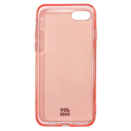 iPhone SE (2022 / 2020) / 8 / 7 / 6 / 6S Joy Case Flexible Plastic Case - Transparent / Pink