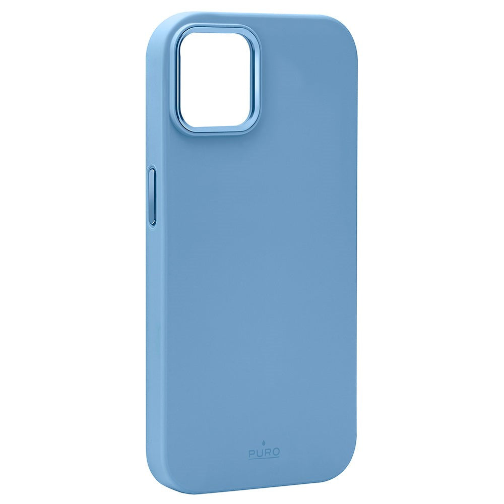 iPhone 15 Puro Icon Mag Pro Silicone Case - MagSafe Compatible - Light Blue