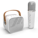 MUSIC HERO Mini Karaoke Set with Speaker and Microphone - White