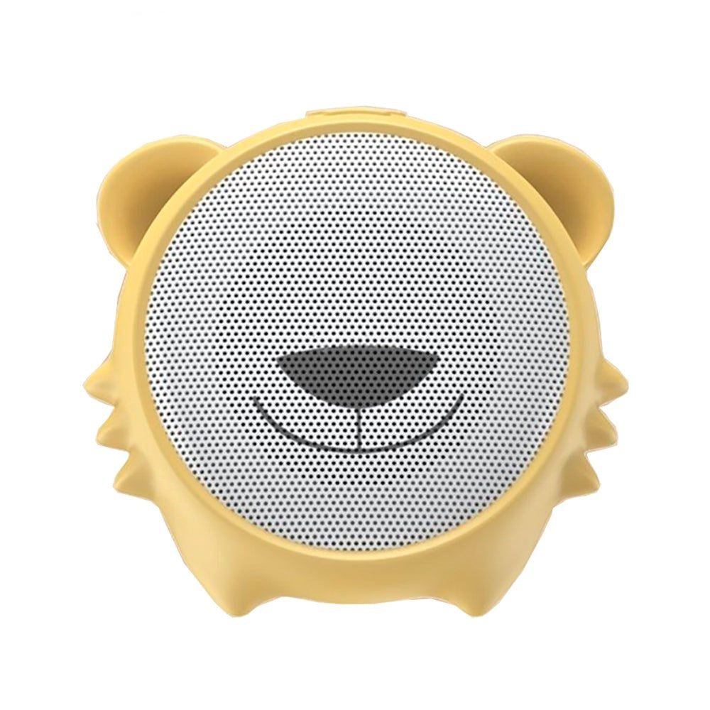 Wireless Silicone Speaker MUSIC HERO - Yellow Lion