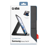 SBS Samsung Galaxy Tab S9 Book Pro Case - Black