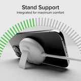 SBS 15W Qi2 Wireless Charger with Kickstand - MagSafe Compatible - White