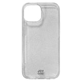 iPhone 15 Joy Case Hybrid Glitter Case - Transparent / Silver