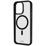 iPhone 16 Pro SBS Mag Frame Case - MagSafe Compatible - Transparent / Black