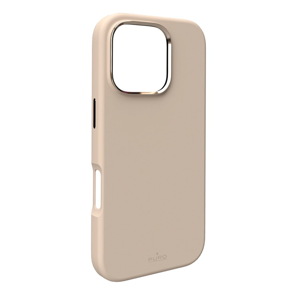 PURO ICON MAG PRO Silicone Case - MagSafe Compatible - iPhone 16 Pro - Beige