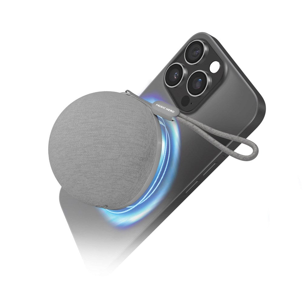 MUSIC HERO Wireless Speaker - MagSafe Compatible - Grey