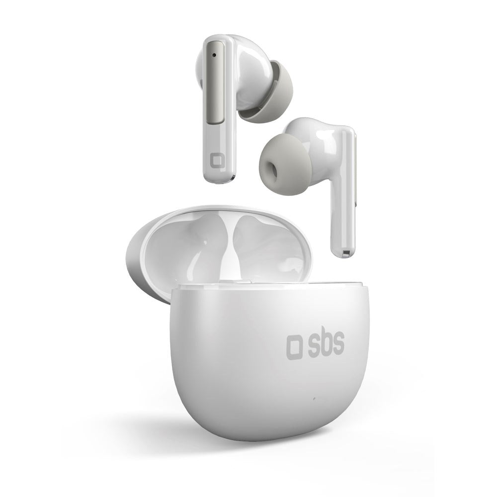 SBS - True Wireless Headphones with AI - White
