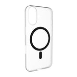 iPhone 17 PURO LITE MAG Hybrid Case - MagSafe Compatible - Transparent / Black