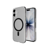 iPhone 17 PURO LITE MAG Hybrid Case - MagSafe Compatible - Transparent / Black