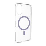 iPhone 17 PURO LITE MAG Hybrid Case - MagSafe Compatible - Transparent / Purple