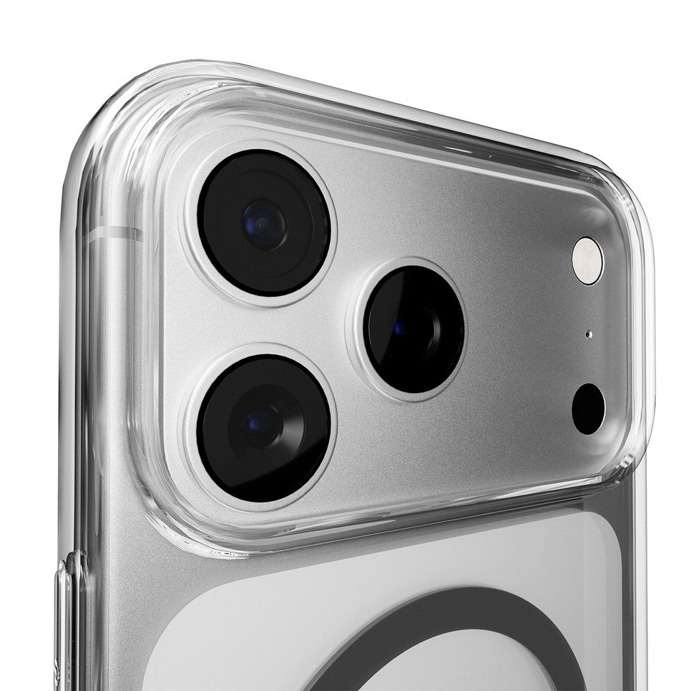 iPhone 17 Pro Max PURO LITE MAG Hybrid Case - MagSafe Compatible - Transparent / Black