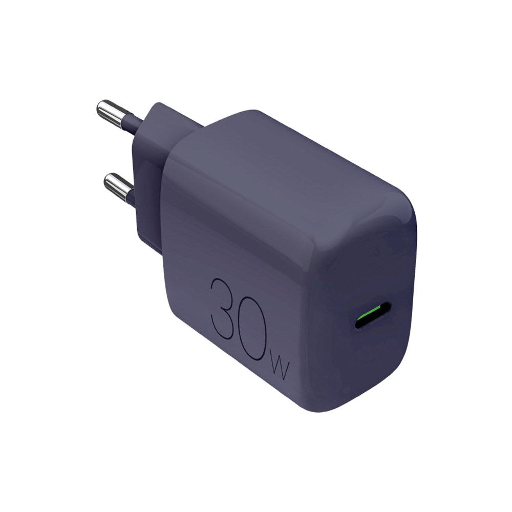 Puro Pro Lite Wall Charger 30W with 1 x USB-C & Power Delivery - Dark Blue