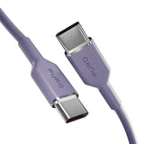 Puro ICON USB-C to USB-C Cable with 25W - 1.5m - Purple