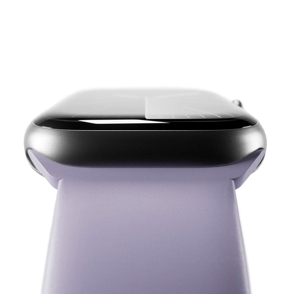 Apple Watch (38/40/SE/41/42mm) Puro ICON Silicone Watch Strap - Lavender Blue