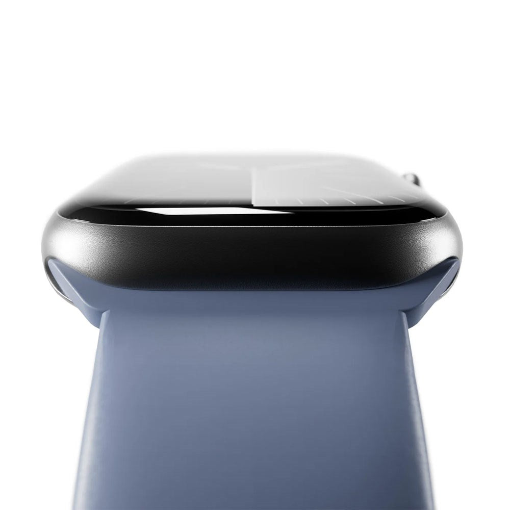 Apple Watch (42/44/SE/45/46/49mm) Puro ICON Silicone Watch Strap - Ice Blue