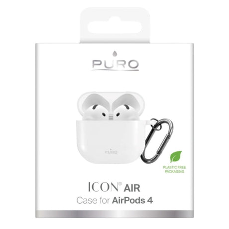 Apple AirPods (4th Gen.) PURO ICON Silicone Case - White