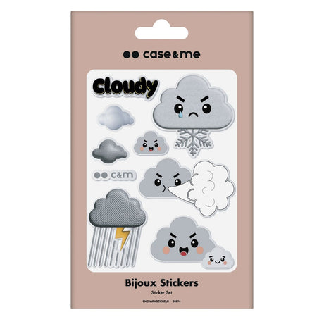 Case&Me Decorative Stickers - Grey / Cloud
