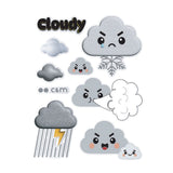 Case&Me Decorative Stickers - Grey / Cloud