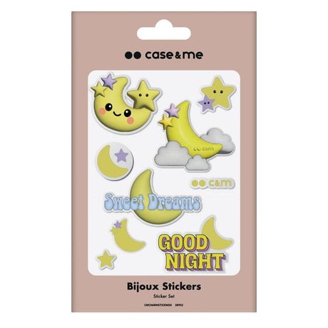 Case&Me Decorative Stickers - Yellow / Moon