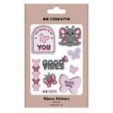 Case&Me Decorative Stickers - Pink / Butterfly