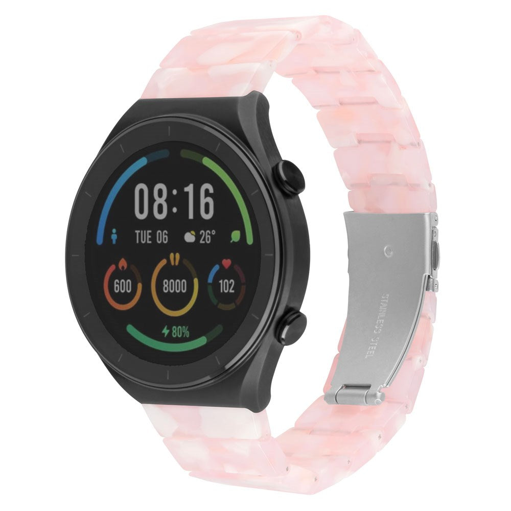 Fixed Universal Quick Release Resin Smartwatch Strap (20mm) - Pink