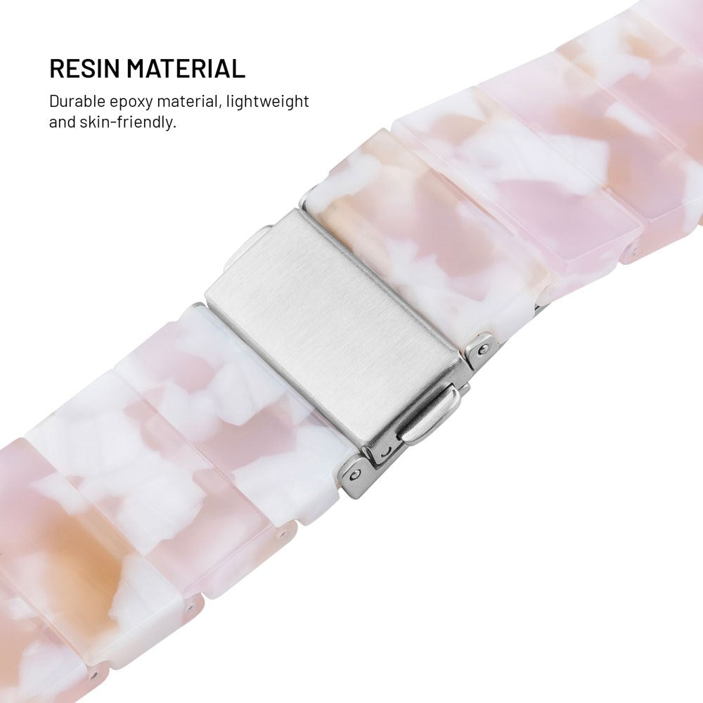 Fixed Universal Quick Release Resin Smartwatch Strap (18mm) - Pink