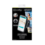 Celly Sports Wristband Running Wristband - Black / White (Max. Phone: 190 x 145 x 15 mm)